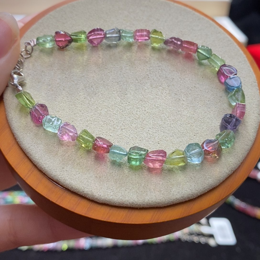 【闪购商品】碧玺手串未镶嵌两天看货期