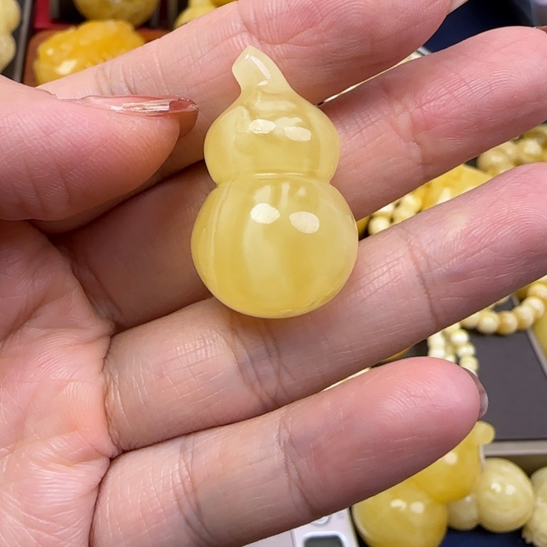 蜜蜡颈饰未镶嵌天然蜜蜡