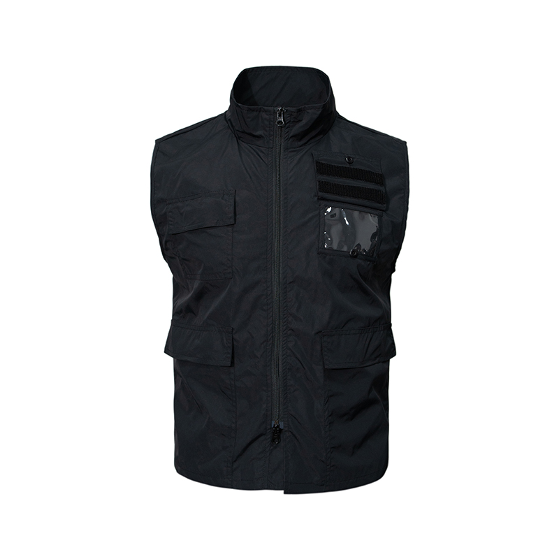 美式休闲马甲春夏季百搭户外战术轻薄速干透气帅气工装背心潮定制