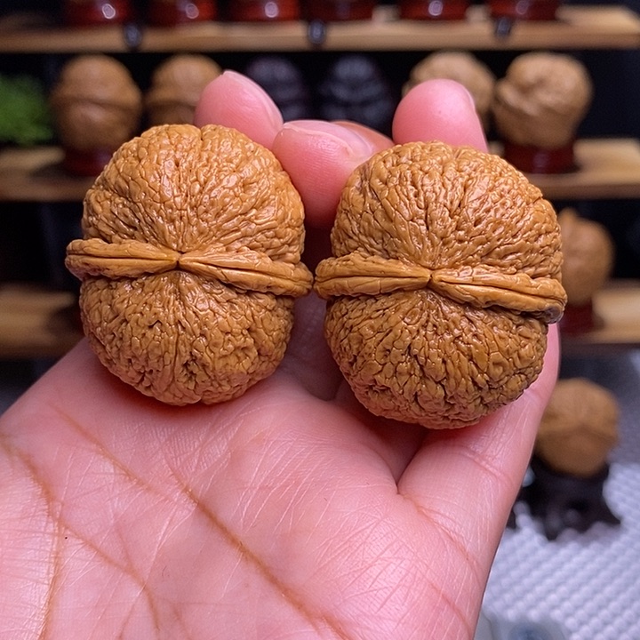 文玩核桃吊坠脑纹元宝3