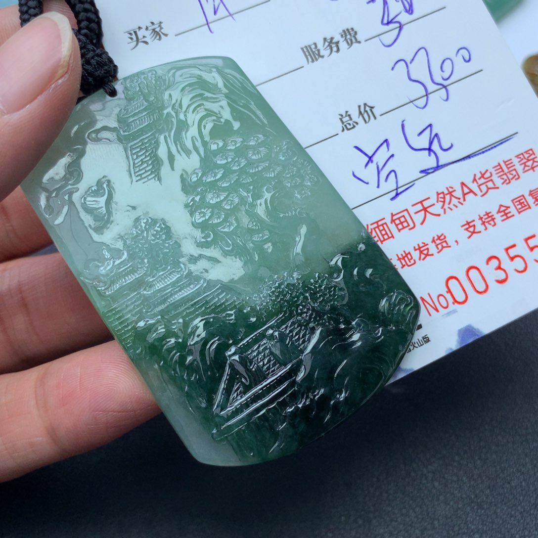 翡翠颈饰未镶嵌~***~缅甸天然A货翡翠