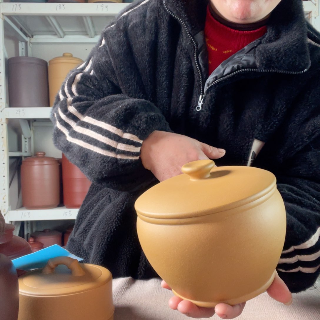 紫砂茶叶罐今天晚上