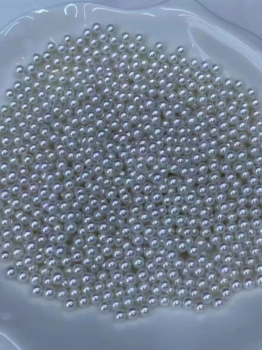 3个蚌白细胞片AK小米珠4-7（活体不退换）（可DIY定制成品配饰工具）