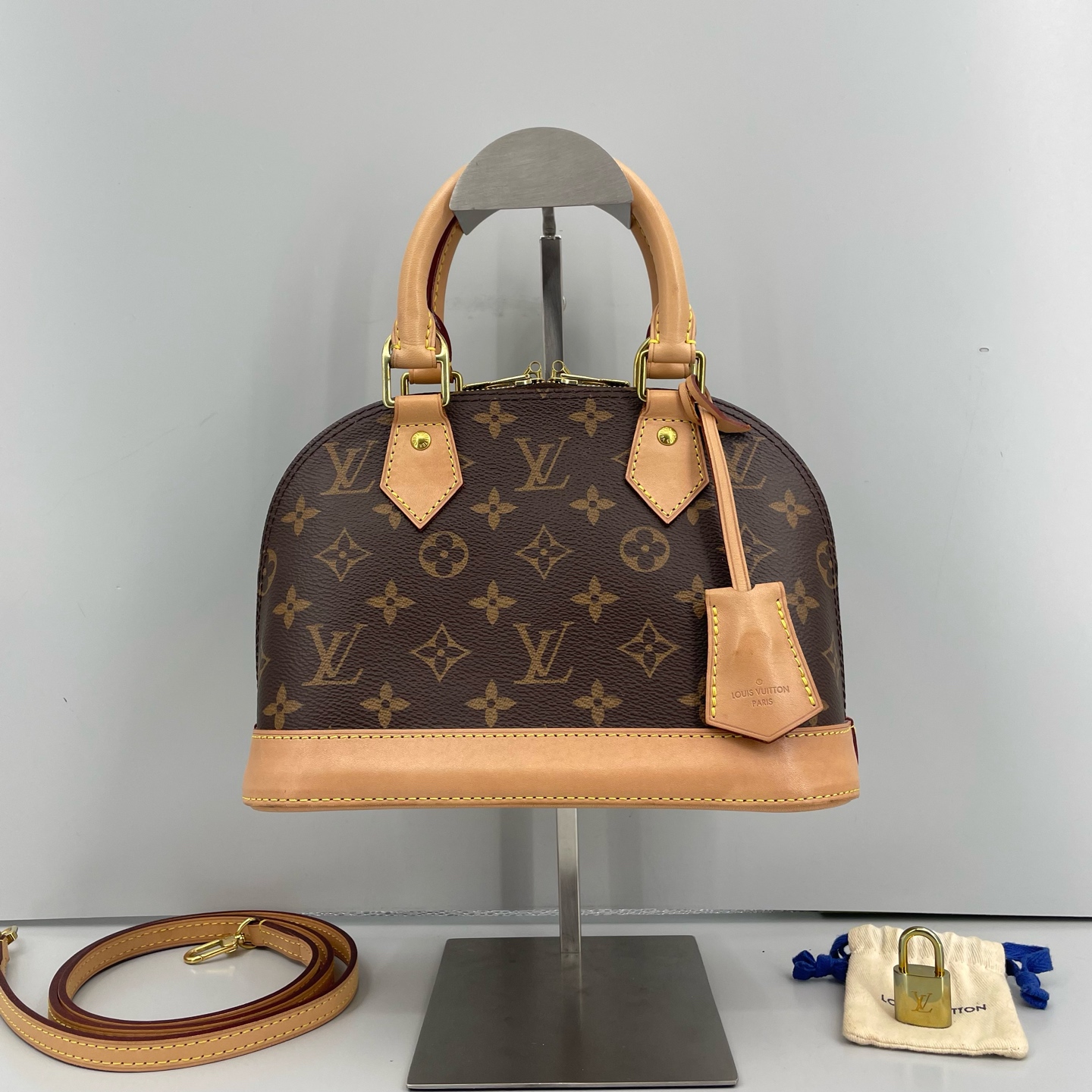 95新 LouisVuitton/路易威登 优选/AlmaBB老花贝壳包/24×17×11