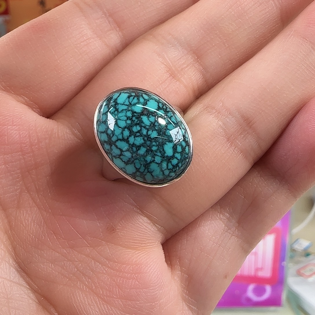 绿松石银S925镶嵌珠宝奇石