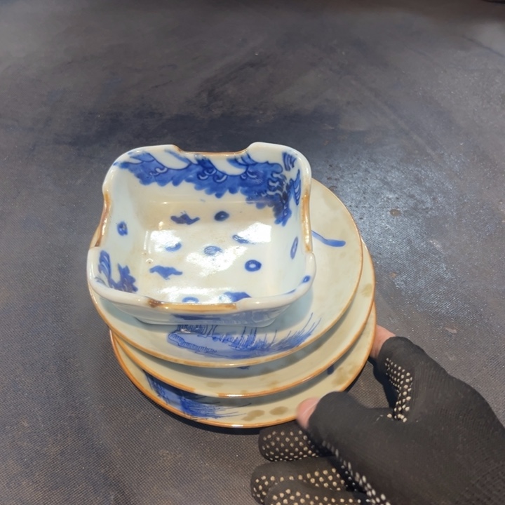 心***！瓷片拾六家的瓷器瓷器