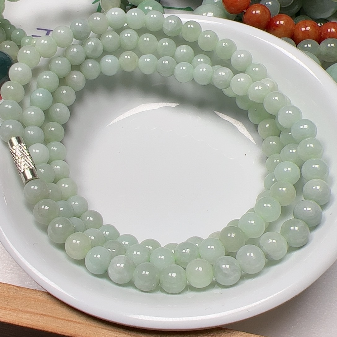 【闪购商品】翡翠手链未镶嵌s****k卡5++