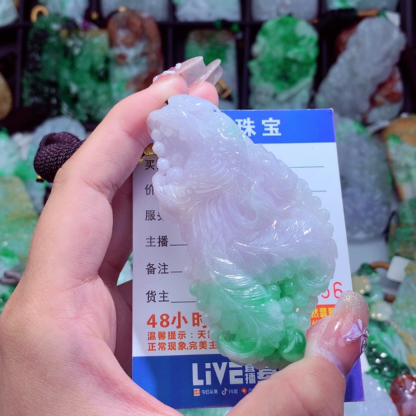 【闪购商品】翡翠颈饰未镶嵌挂件
