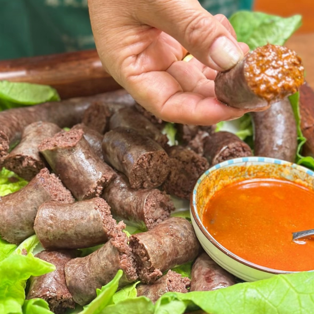 【这是生牦牛肉肉肠】“原味”卓玛家牦牛肉肉肠 正宗传统手工肉肠 家乡味绝绝子！