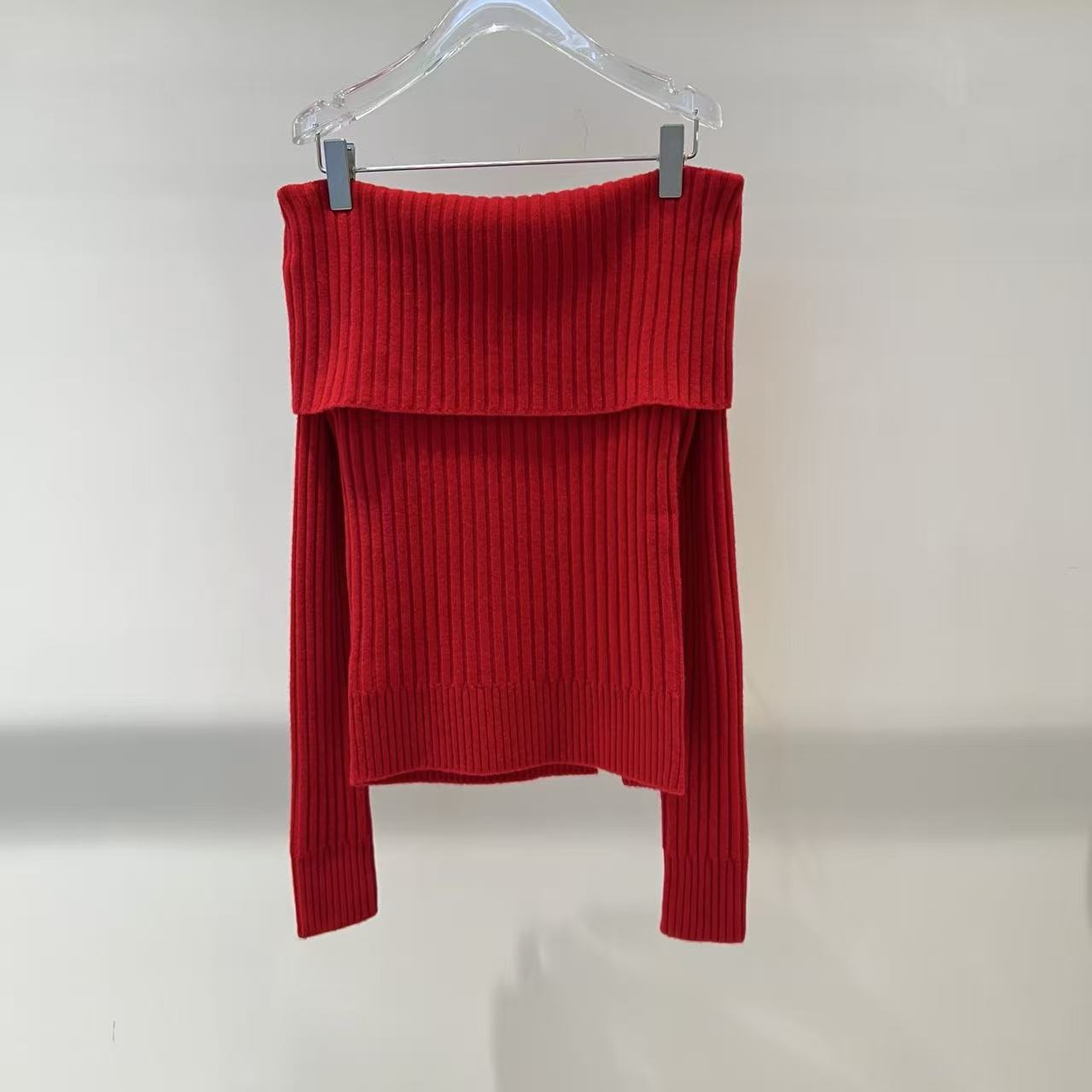 针织衫-135B804159翻领短款冬季时尚