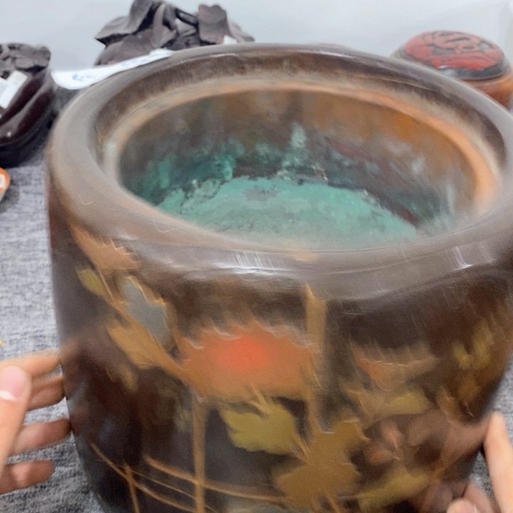 紫砂茶杯非常漂亮好看的花瓶