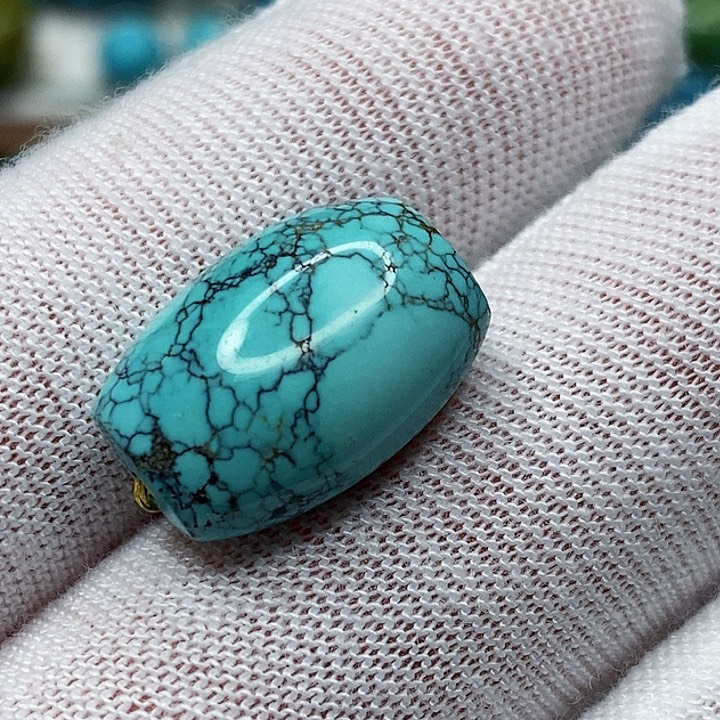 绿松石未镶嵌天然原矿 地大质检