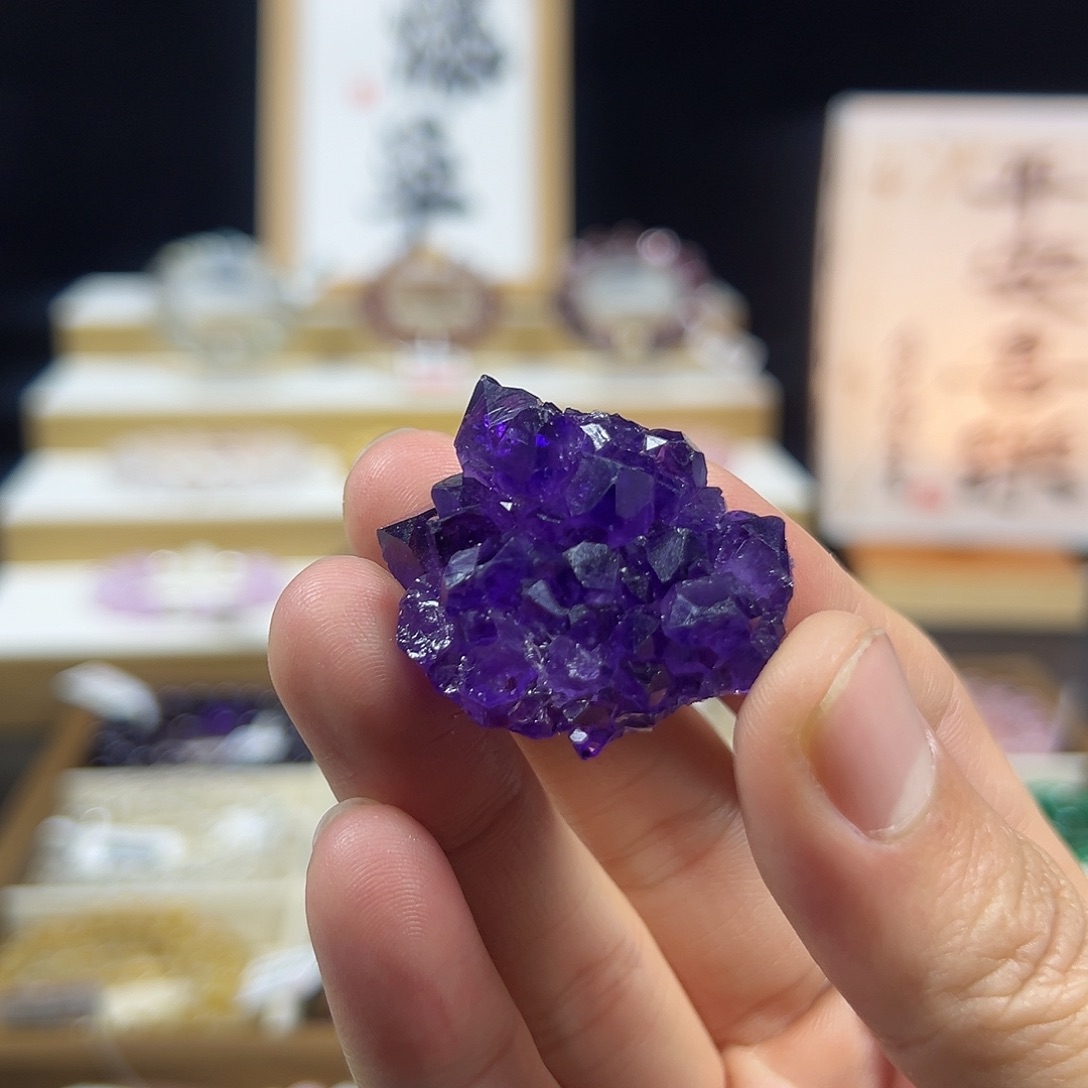 手链未镶嵌水晶紫晶花