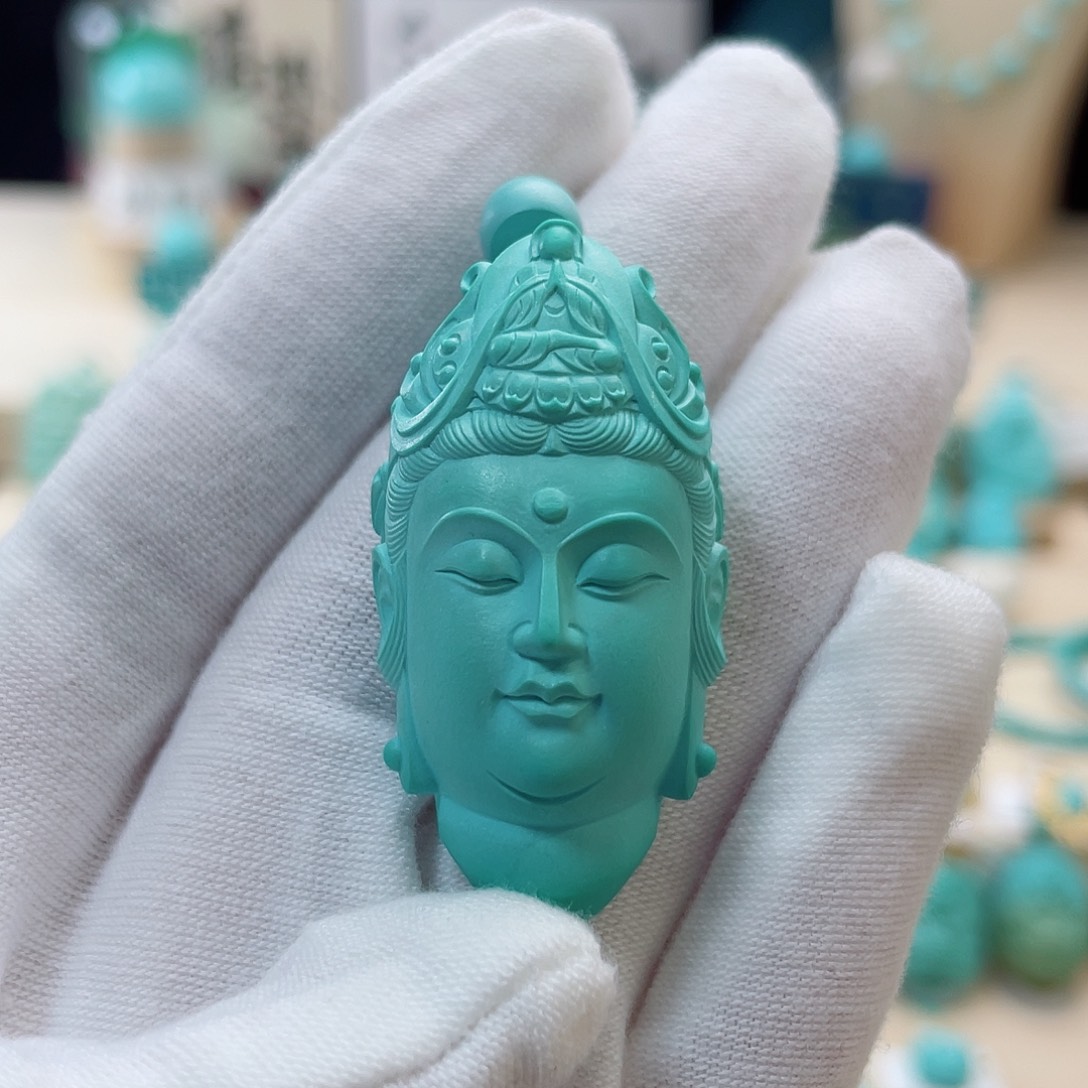 绿松石珠宝奇石未镶嵌