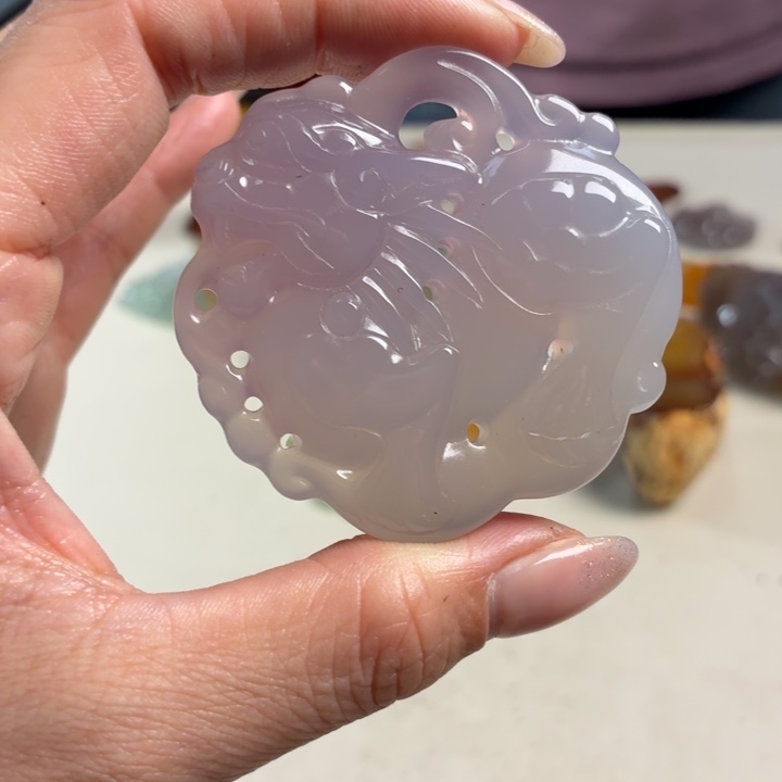 玛瑙/玉髓未镶嵌吊坠(不含链)