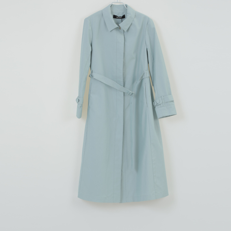 啦娜菲LANAFAY直筒型纯色风衣0C607