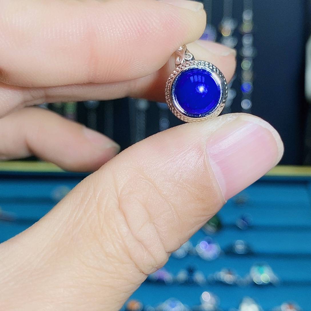 紫晶珠宝半成品银S925镶嵌