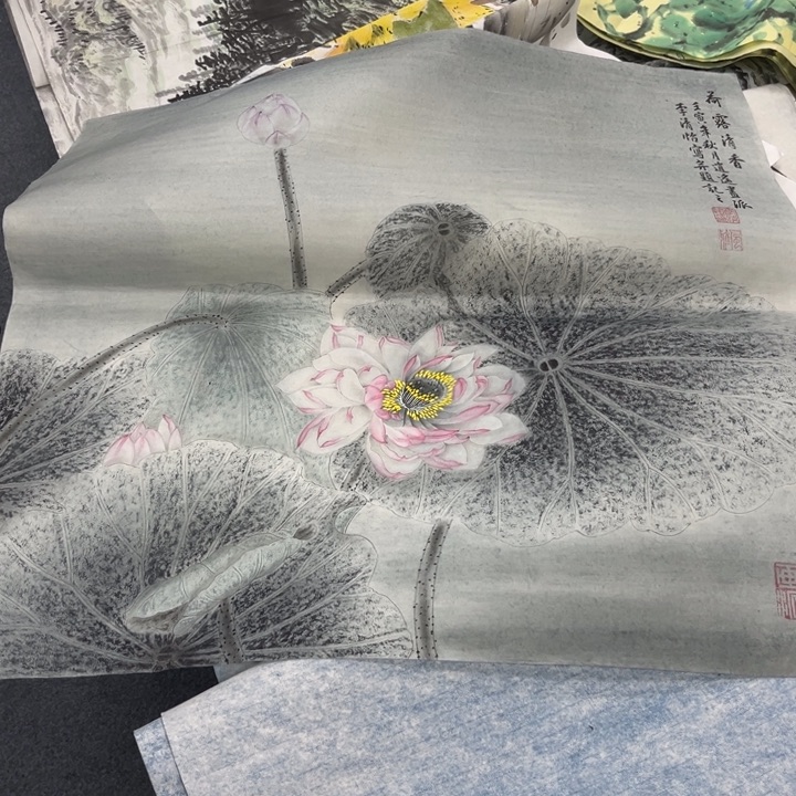 国画【****人宣纸纯手绘字画