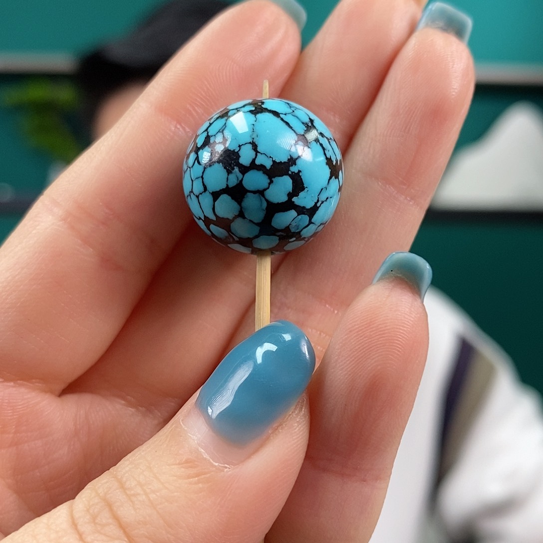 绿松石珠宝奇石未镶嵌人**海