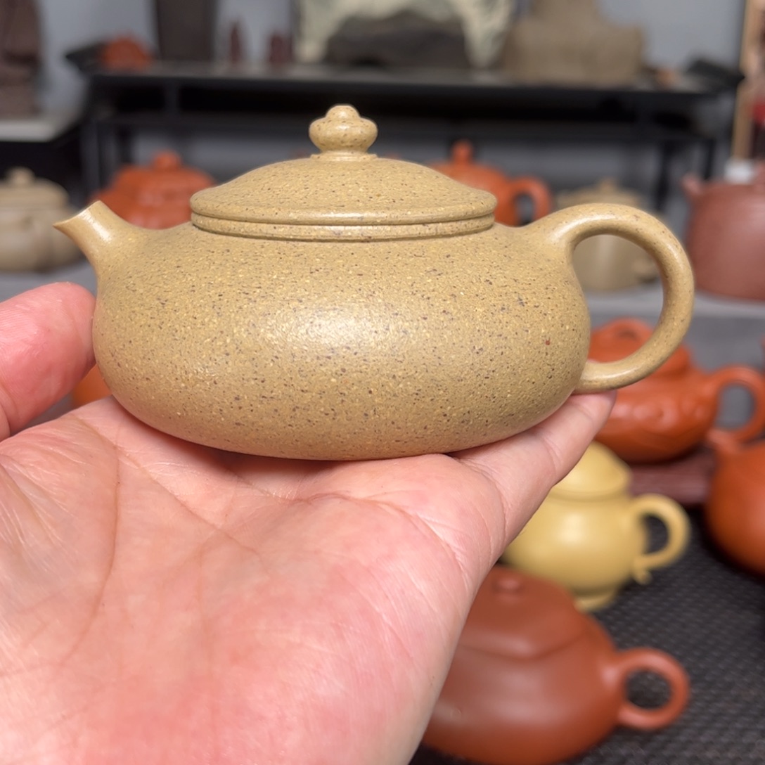 茶壶紫砂紫砂艺术芝麻段