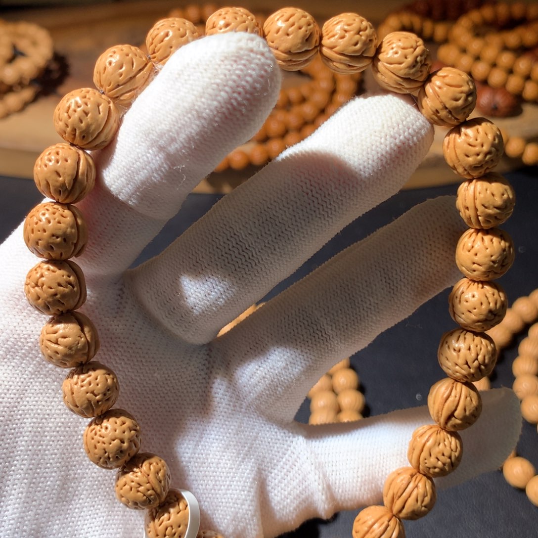 桃核手串糖豆1.0+尺寸桃核