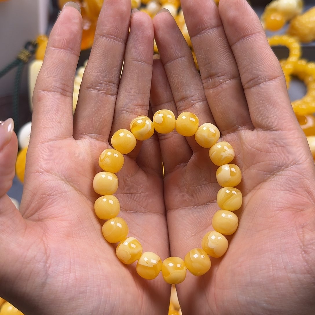 蜜蜡珠宝奇石未镶嵌同料老型12mm