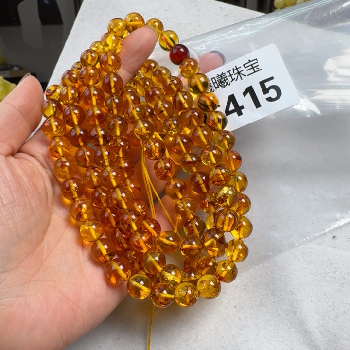 琥珀（花珀）珠宝奇石未镶嵌9