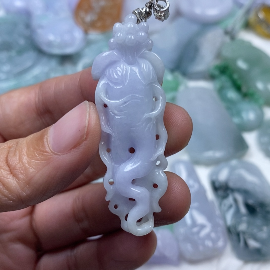 颈饰未镶嵌翡翠翡翠