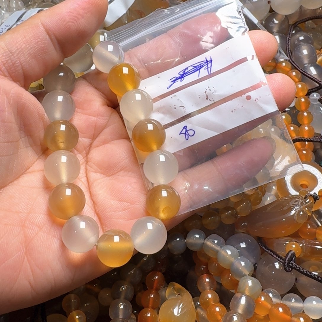 玛瑙/玉髓颈饰未镶嵌0046