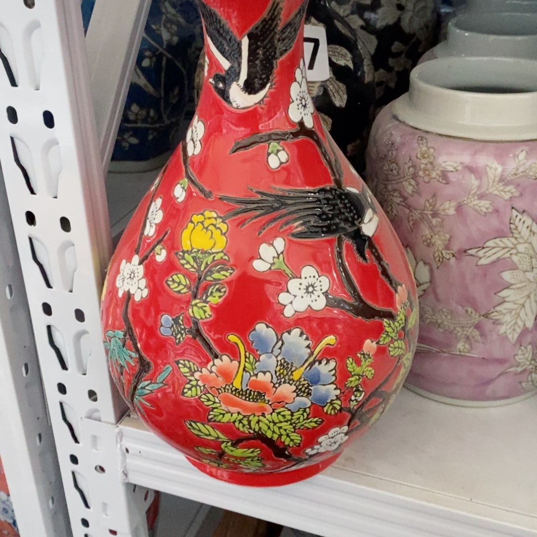 瓶顺**水一对摆件摆件