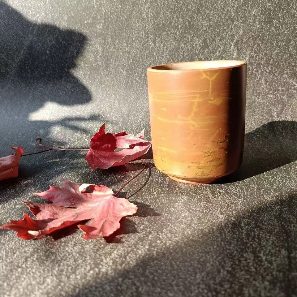  砭石长款水杯改善水质酸碱净化水质保健养生