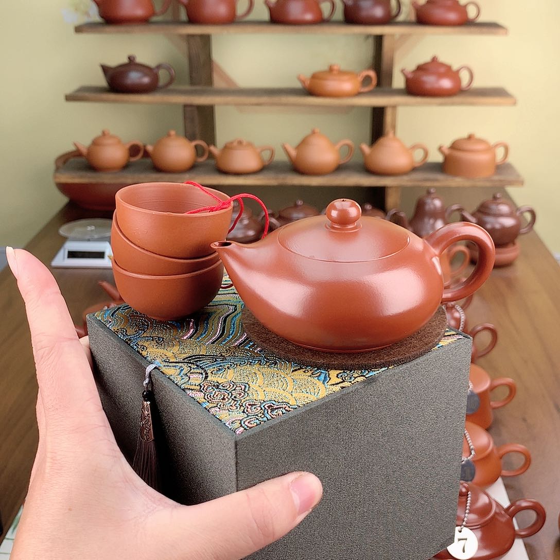 茶壶紫砂佳*水磨红凤雏
