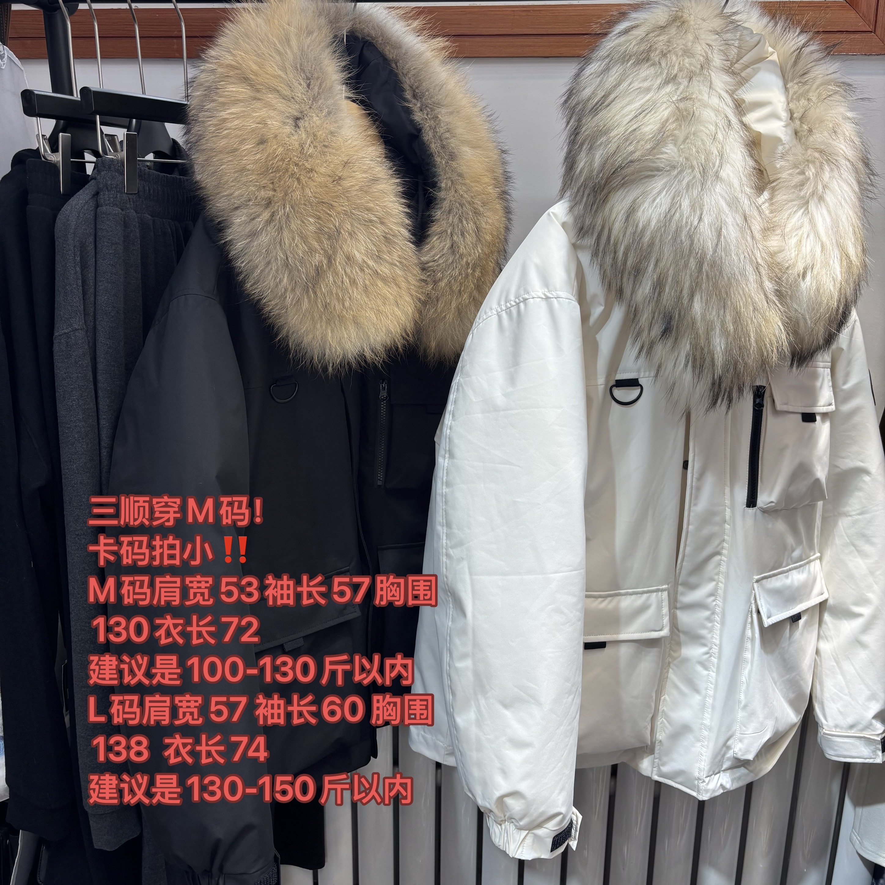 11.2号New～「3星安心绒，每一件衣服都有身份证 大毛领派克羽绒服」 