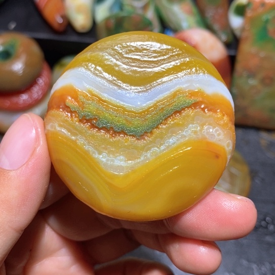 石英质玉珠宝半成品未镶嵌用****5