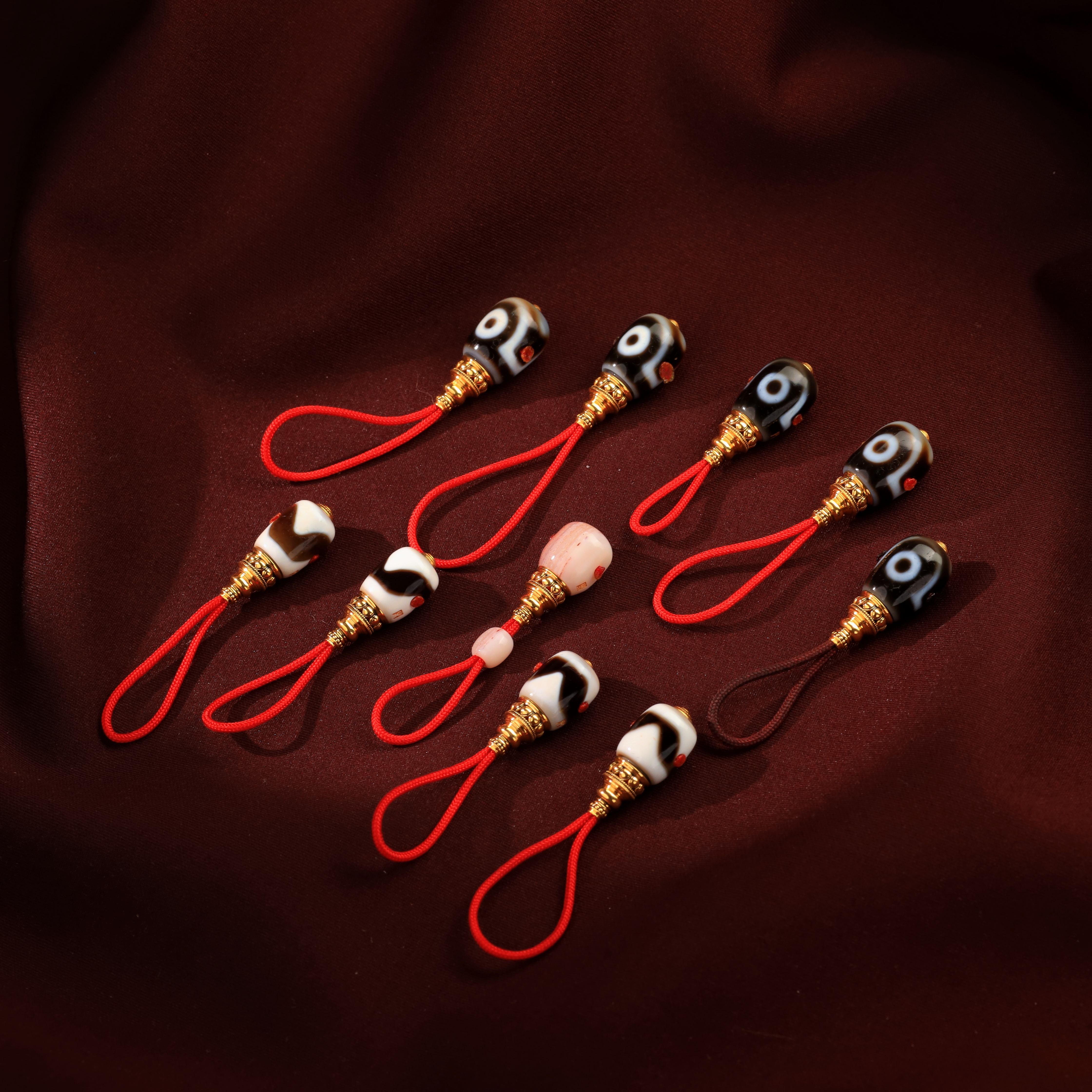 『易婵居甄选』-虎牙黑玛瑙精品三通