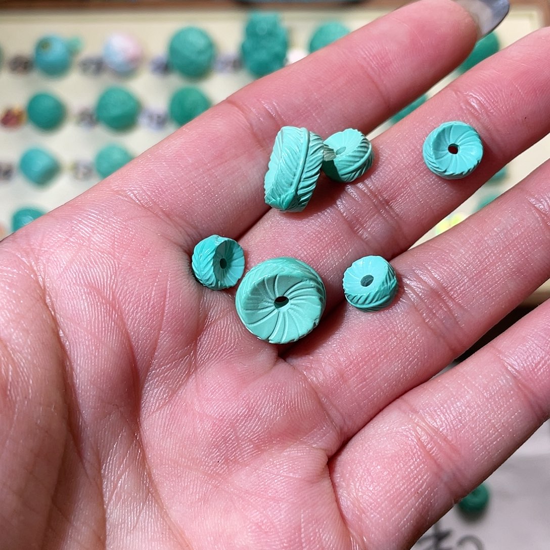 手工雕刻配饰配珠卡8  11+