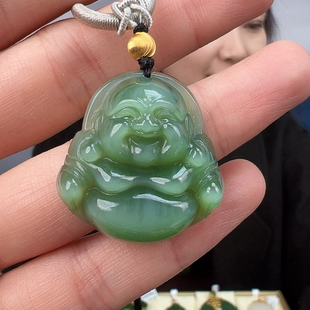 和田玉（碧玉）颈饰未镶嵌