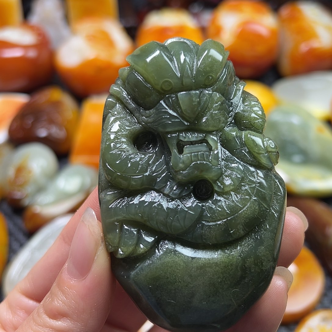 和田玉把件未镶嵌