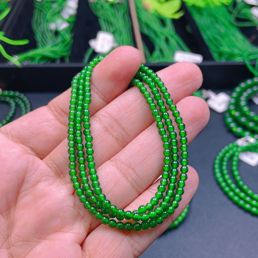 翡翠未镶嵌颈饰88888788888