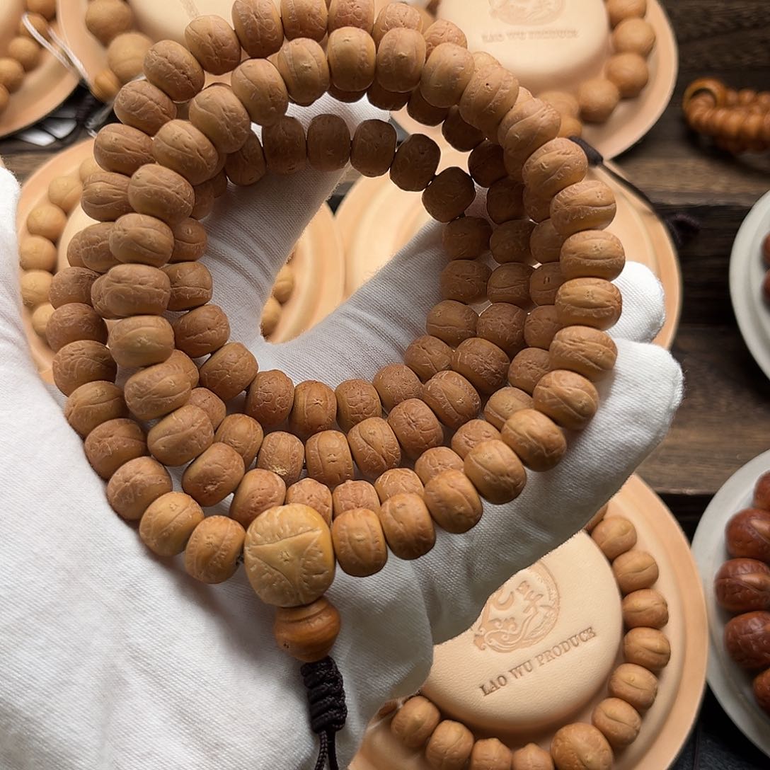 凤眼菩提手串精品11.5mm藏式桶珠108颗