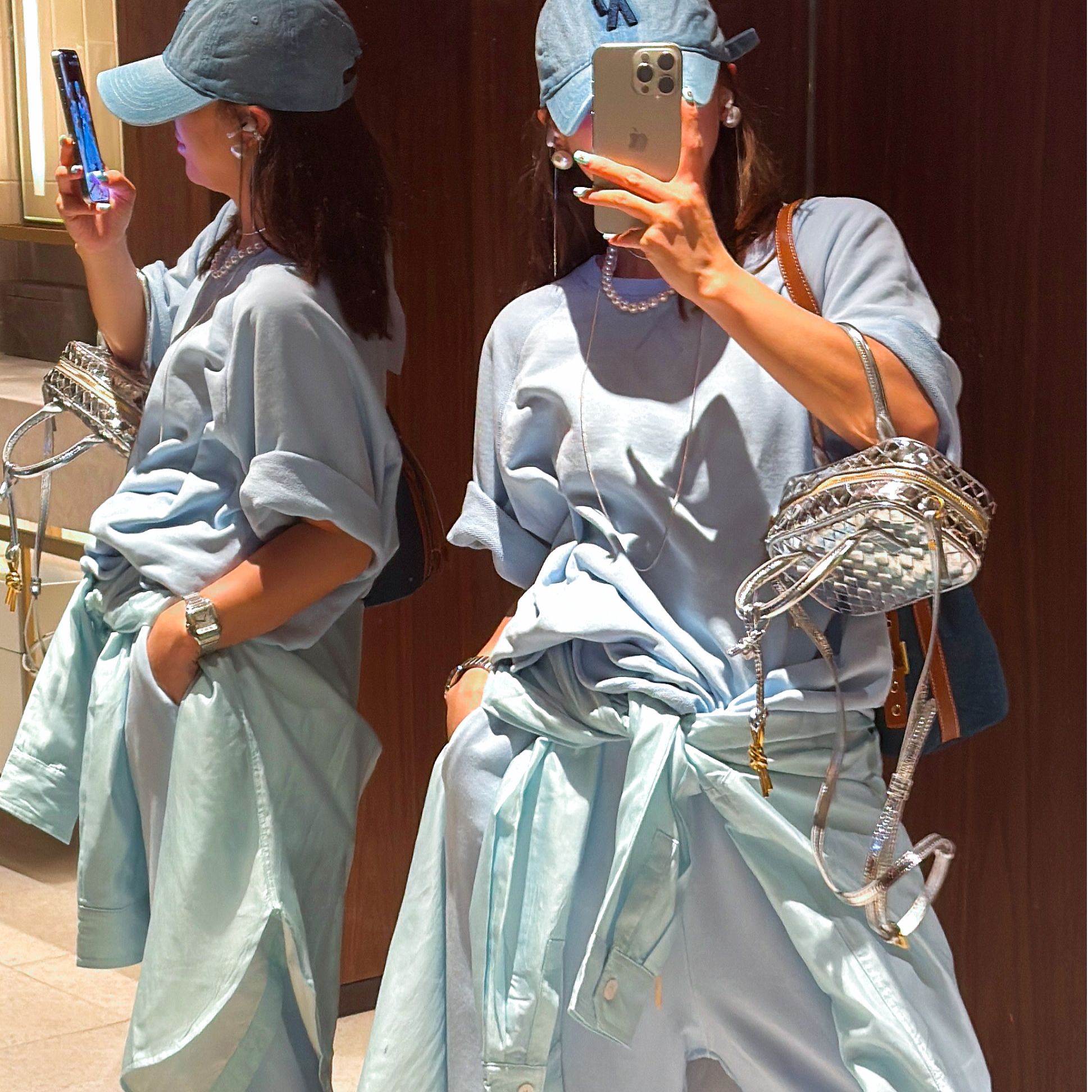 韩版春夏新款显瘦百搭款休闲套装