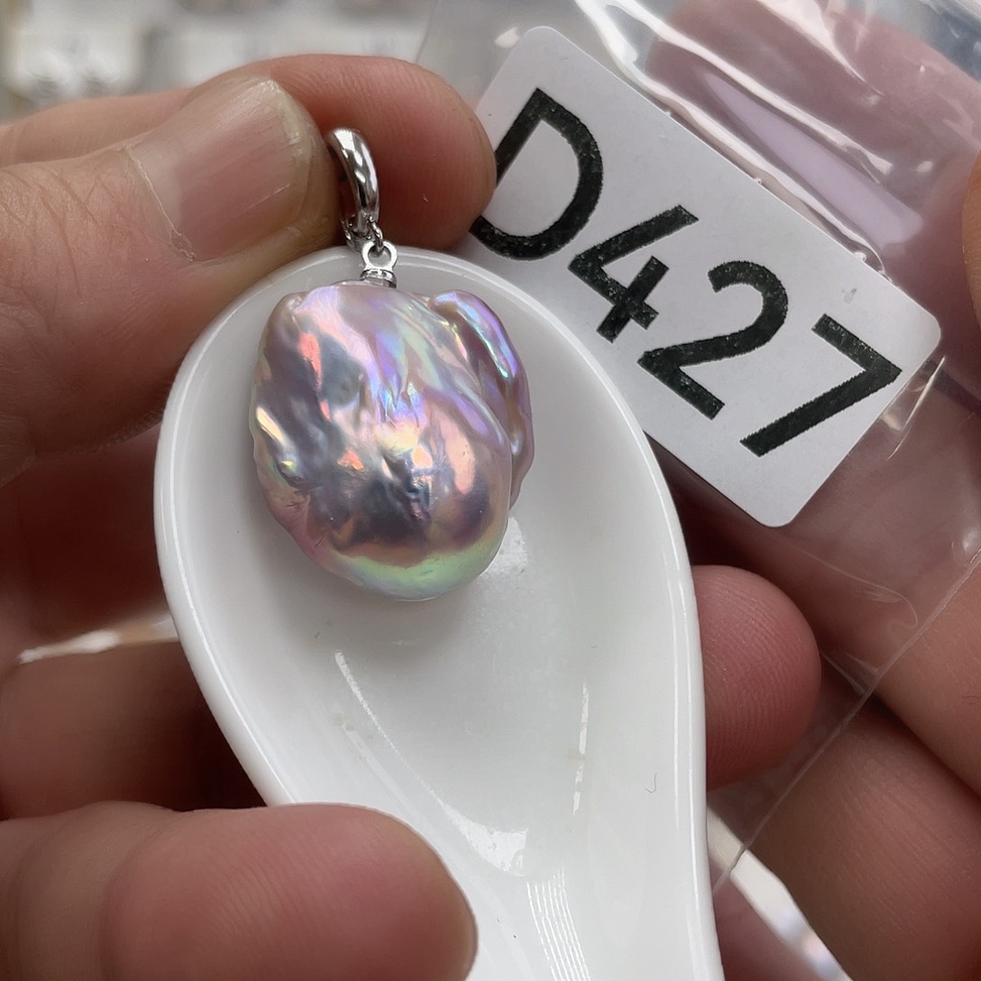 淡水珍珠颈饰银S925镶嵌a****&