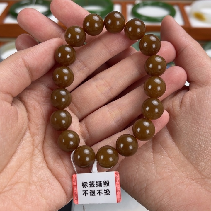 未镶嵌和田玉手串