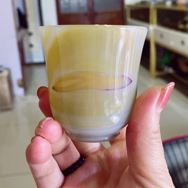 玛瑙/玉髓天使之吻酒杯未镶嵌老*童