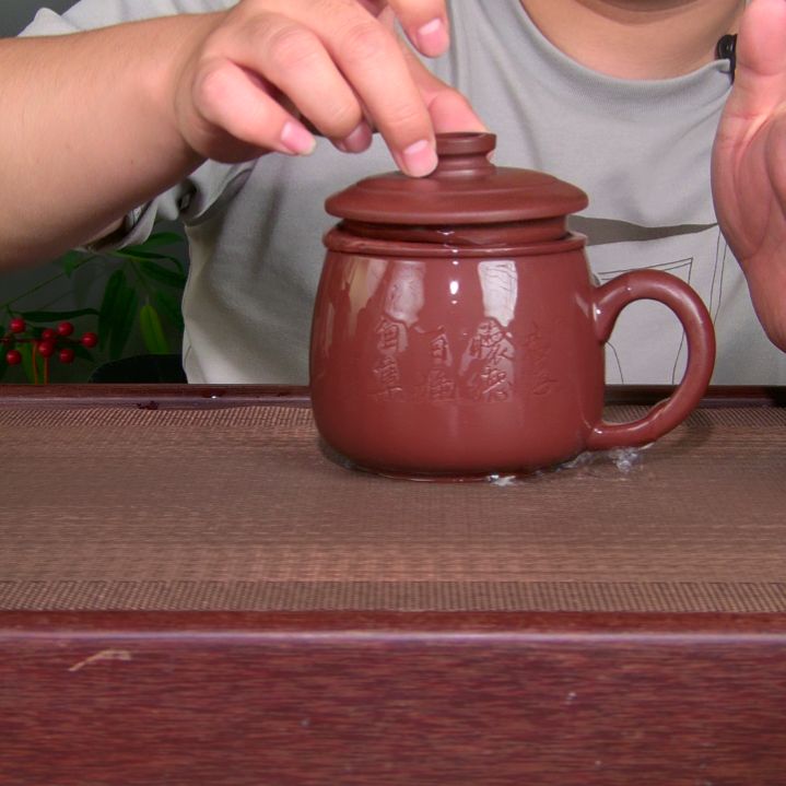 茶杯紫砂高货放漏