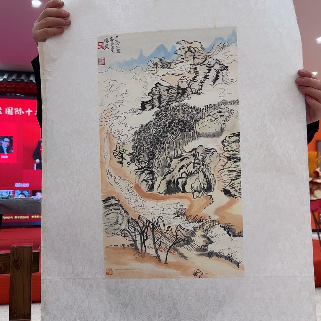 国画艺术家的作品