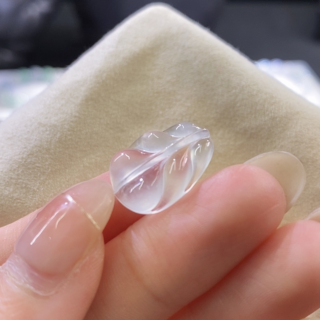 未镶嵌挂件翡翠叶子