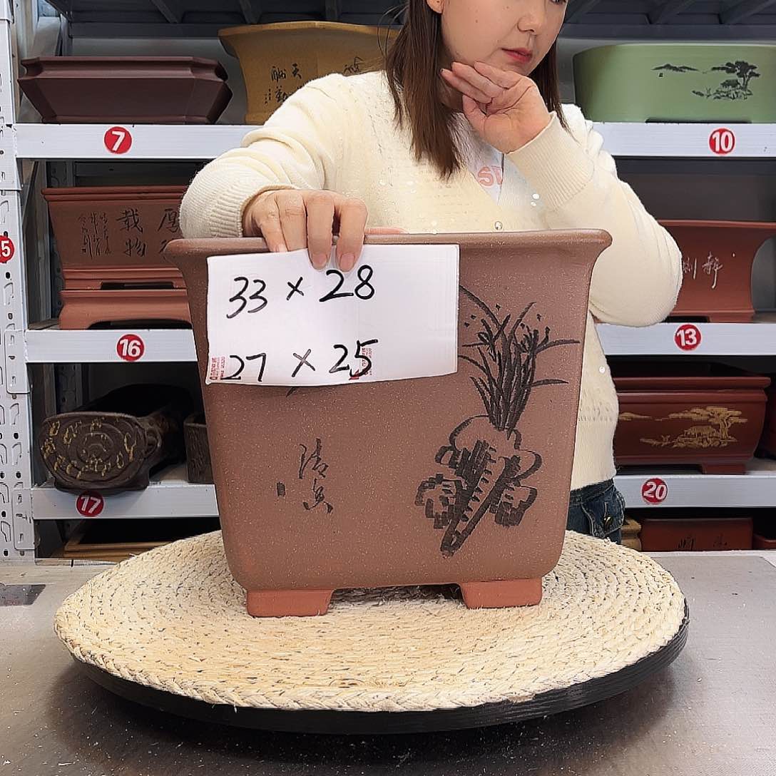 紫砂花盆紫砂花盆