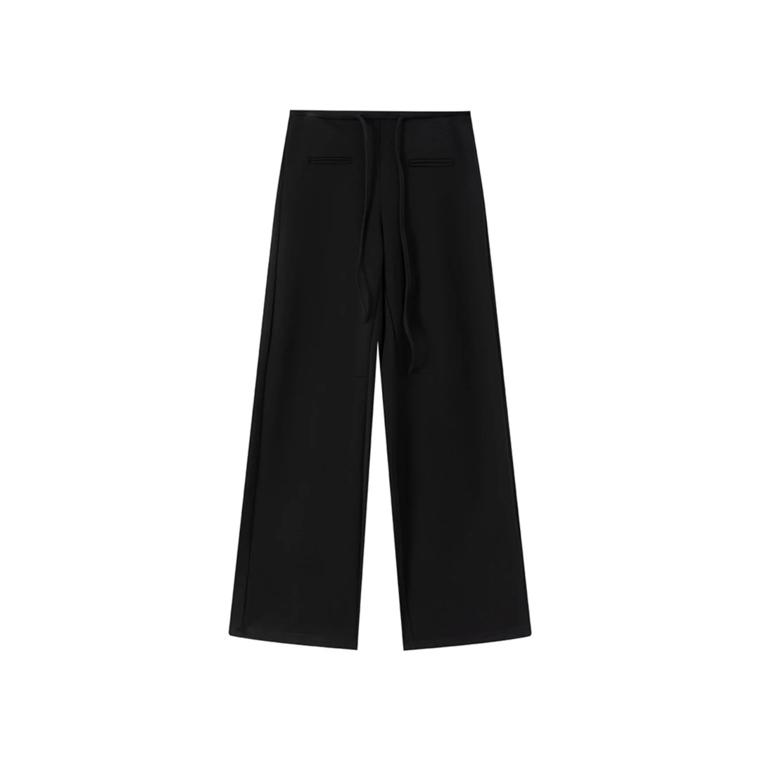 【se7en】“超模裤”设计感小众腰抽绳加厚休闲裤显瘦修腿神裤502