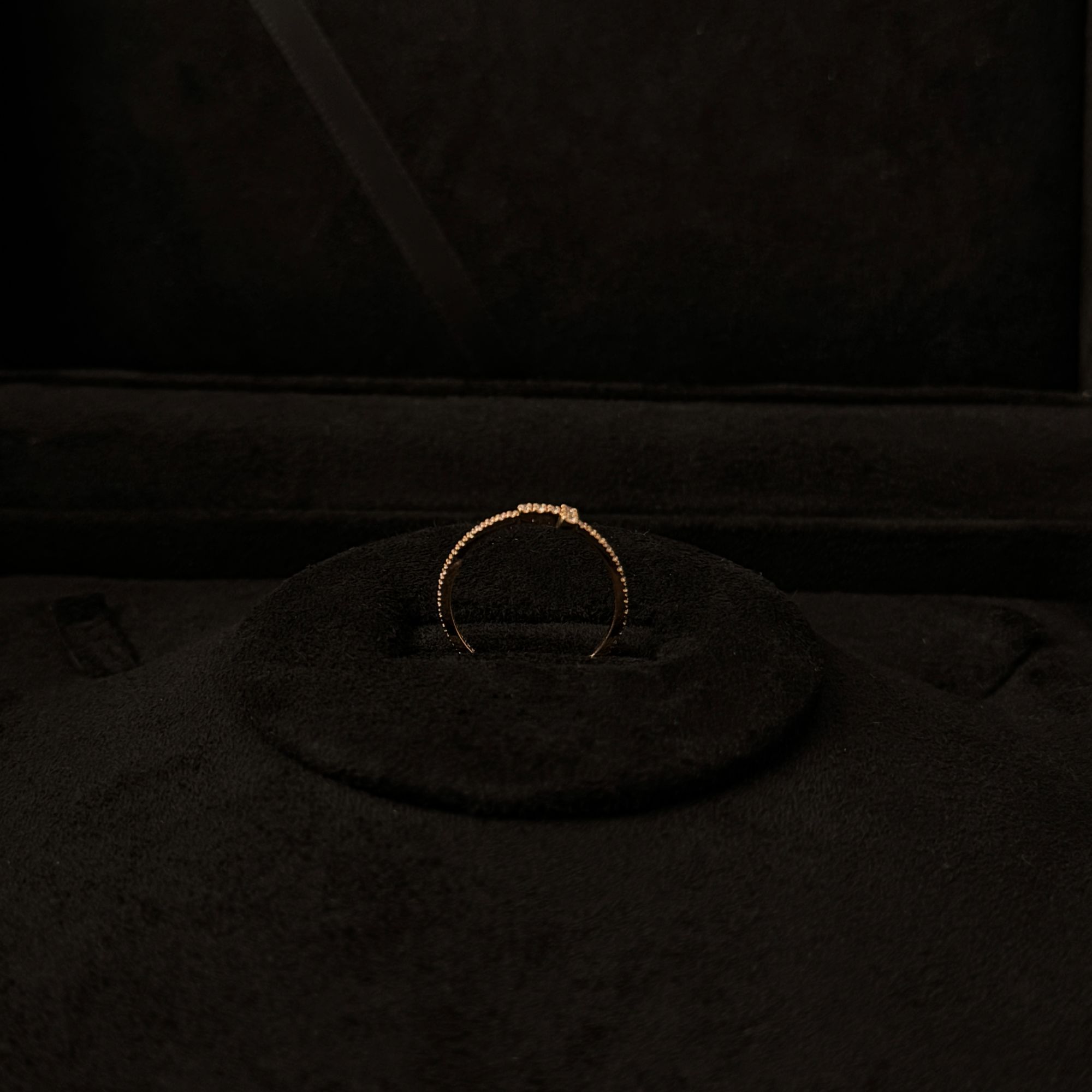 合金合成锆石戒指 轻奢时尚百搭简约满镶戒指 jz0026